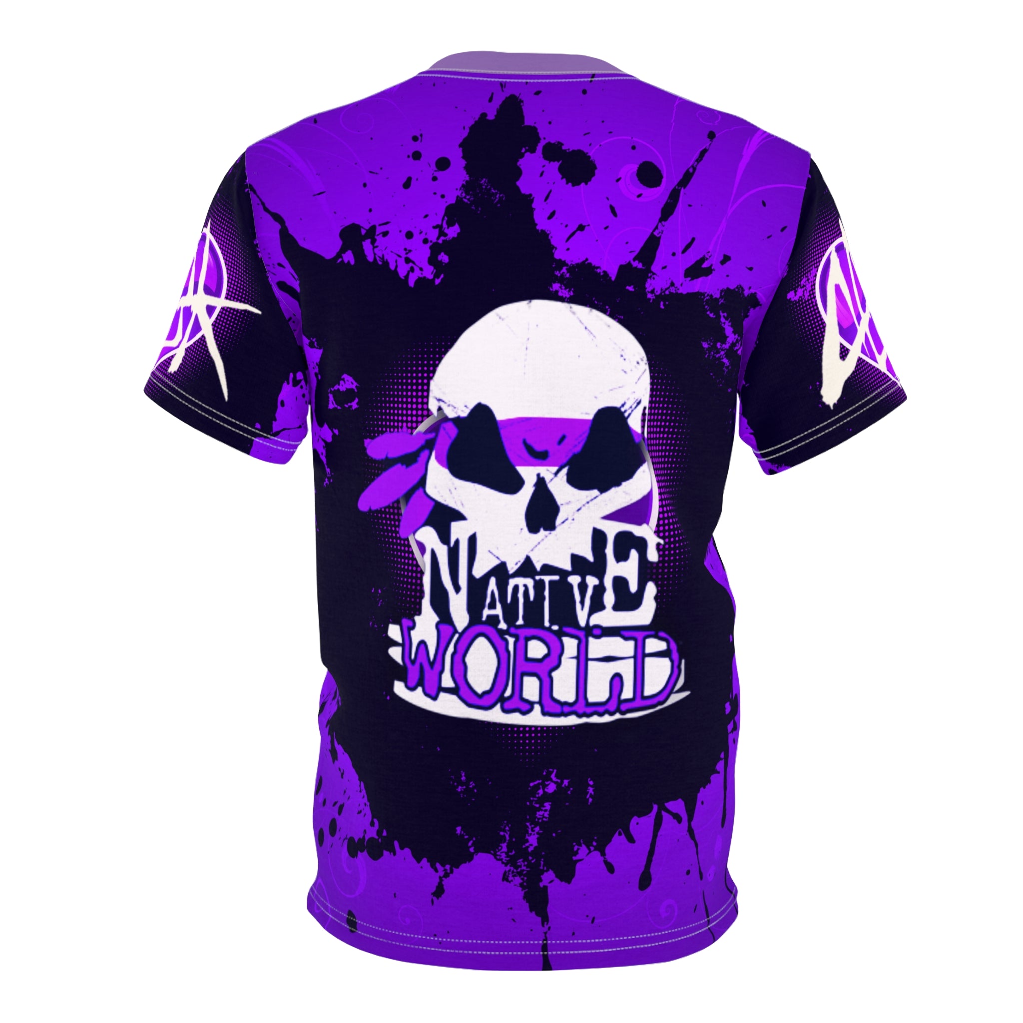 ABK Purple Unisex AOP Cut & Sew Tee