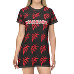 Load image into Gallery viewer, ABK WarrAll Over Print T-Shirt Dress
