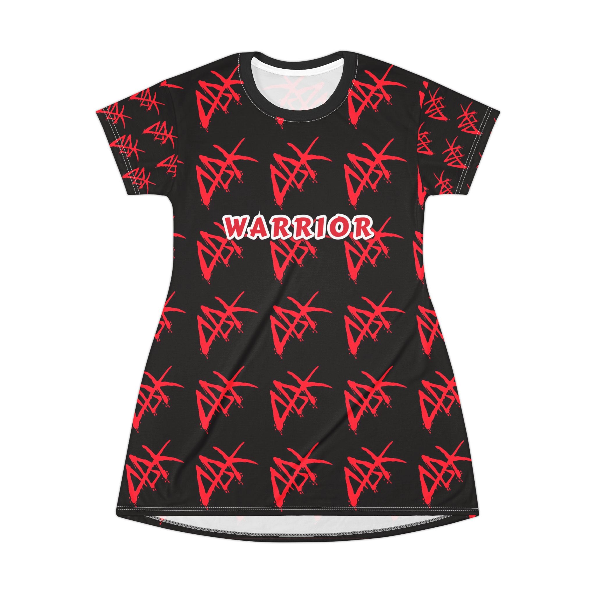 ABK WarrAll Over Print T-Shirt Dress