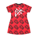 Load image into Gallery viewer, ABK All Over Print T-Shirt Dress
