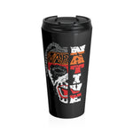 Load image into Gallery viewer, ABK Split FacStainless Steel Travel Mug
