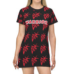 Load image into Gallery viewer, ABK WarrAll Over Print T-Shirt Dress
