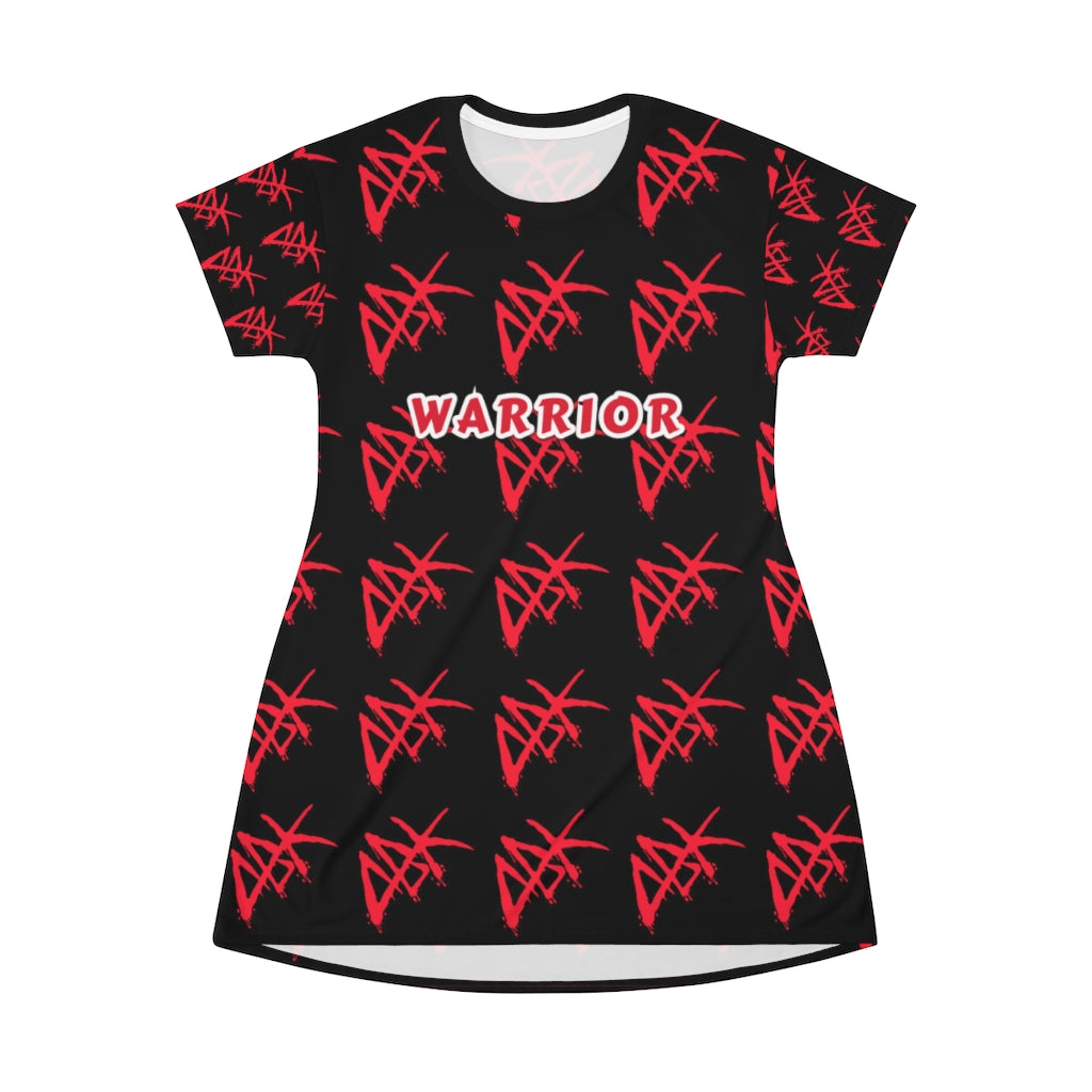 ABK WarrAll Over Print T-Shirt Dress